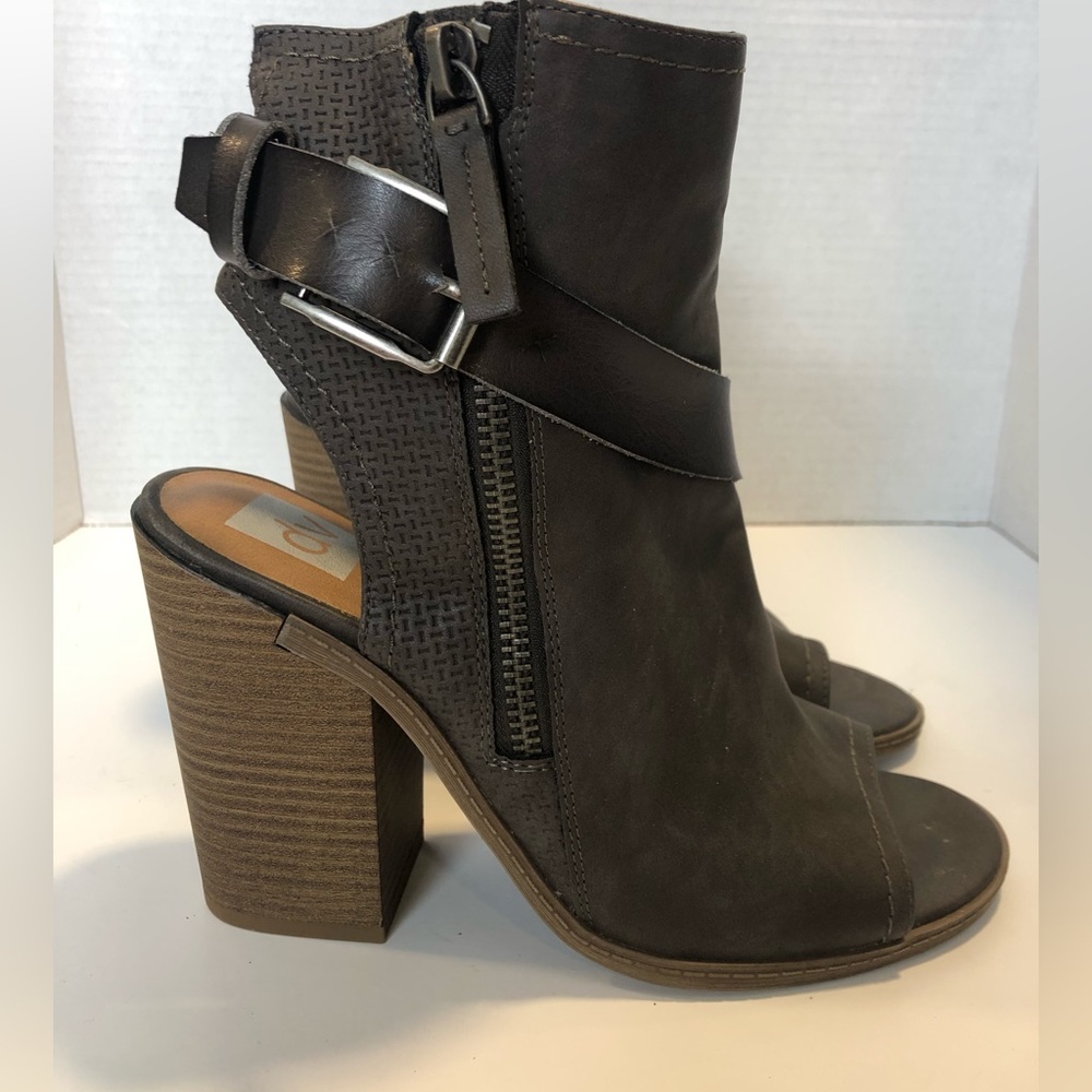 DV Dolce Vita Teisha Buckle Block Heel Booties
